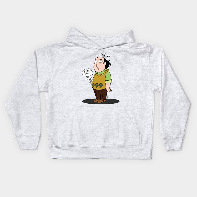 The Critic - peas, Jay Kids Hoodie by VictorianClam